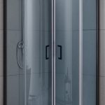 TK MADERA 80 POLUKRUŽNA TUŠ KABINA 80x80x185 cm