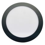 SLIM LED PANEL ROUND UGRADNI DARK GREY DIA170 12W 900lm 4000K