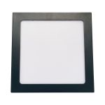 SLIM LED PANEL SQUARE UGRADNI DARK GREY 170x170mm 12W 900lm 4000K