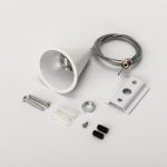 OVJESNI KOMPLET ZA TRAČNE VODILICE BIJELI