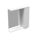 ANA 70 GORNJI KUPAONSKI ORMARIĆ SA RASVJETOM BIJELI SJAJ