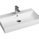 EMBER UGRADBENI KERAMIČKI UMIVAONIK BIJELI 800x450x155 mm