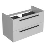 SHARP 85 DONJI KUPAONSKI ORMARIĆ BIJELI SJAJ CRNA RUČKICA