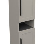 ETERNITY 170 VOV BOČNI KUPAONSKI ORMARIĆ KAŠMIR CRNA RUČKICA