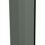 MIRAGE 170 BOČNI KUPAONSKI ORMARIĆ ZELENA MAT CRNA RUČKICA