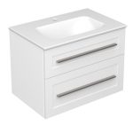 ETERNITY 70 DONJI KUPAONSKI ORMARIĆ BIJELI MAT SREBRNA RUČKICA