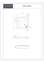 ARTIC 7090/O TUŠ KADA 700x900 mm - Slika 2