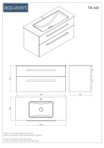 TIA 100 DONJI KUPAONSKI ORMARIĆ BIJELI SJAJ - Slika 6