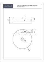NAOMI NADGRADNI KERAMIČKI UMIVAONIK 465x465x140 mm - Slika 3