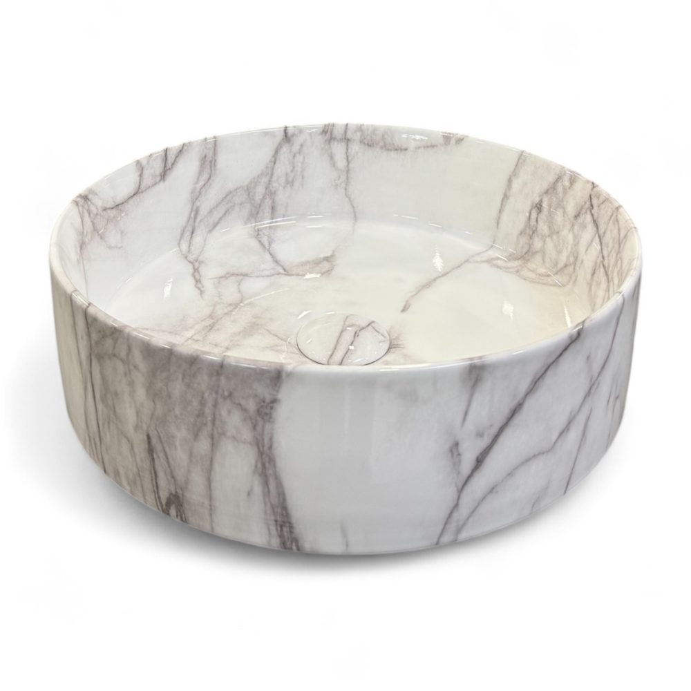 006016_1.JPG ELENA NADGRADNI KERAMIČKI UMIVAONIK 410x410x125 mm - Slika 1