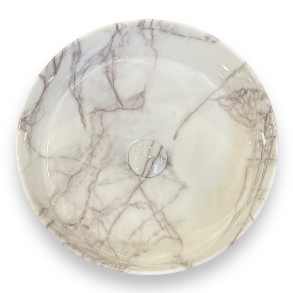 ELENA NADGRADNI KERAMIČKI UMIVAONIK 410x410x125 mm - Slika 2