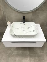 MONICA NADGRADNI KERAMIČKI UMIVAONIK 500x400x135 mm - Slika 3