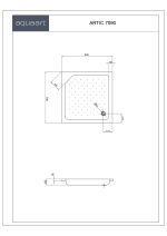 ARTIC 7090 TUŠ KADA 700x900 mm - Slika 3