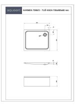 KARMEN 7090/O TUŠ KADA 700x900 mm - Slika 2