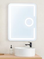 TIFFANY OGLEDALO S LED RASVJETOM 60x80 cm