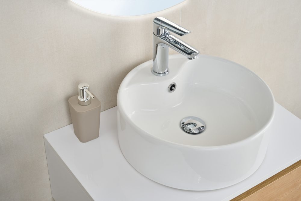 DALIA NADGRADNI KERAMIČKI UMIVAONIK 400x400x160mm - Slika 2