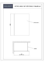VETRO LINEA 130 TUŠ STIJENA 130x200 cm - Slika 3