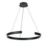 LED VISEĆA SVJETILJKA RHEA D600 45W 3150LM 3000/4000/6000K IP20 BLACK