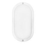 LED ZIDNA SVJETILJKA RIM OVAL 15W 1500lm 4000K IP54 WHITE PP