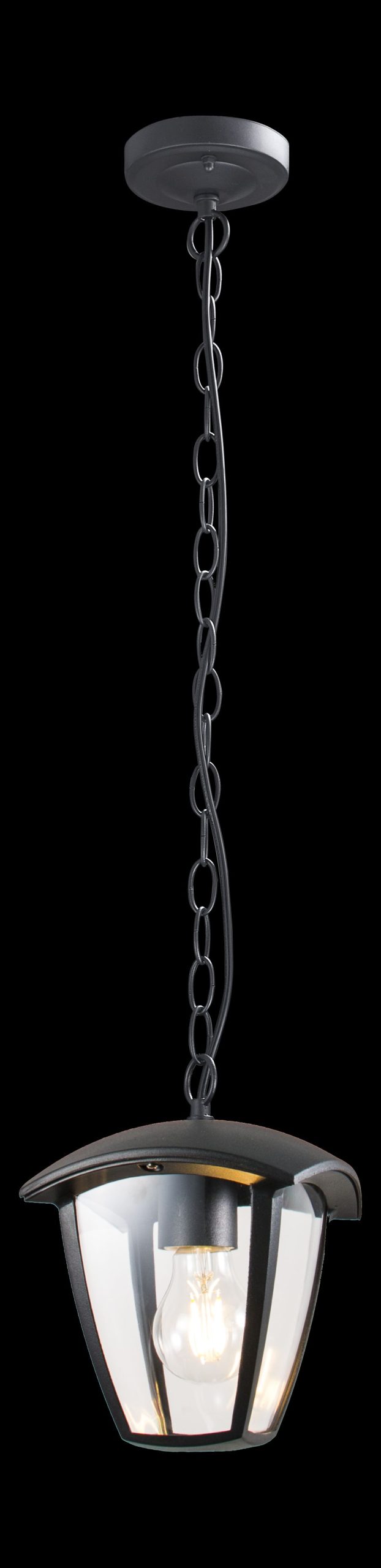 10434_1.jpg VISEĆA LANTERNA BLACK 4 GLASS 60W - Slika 1