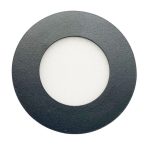 SLIM LED PANEL ROUND UGRADNI DARK GREY DIA85 3W 180lm 4000K