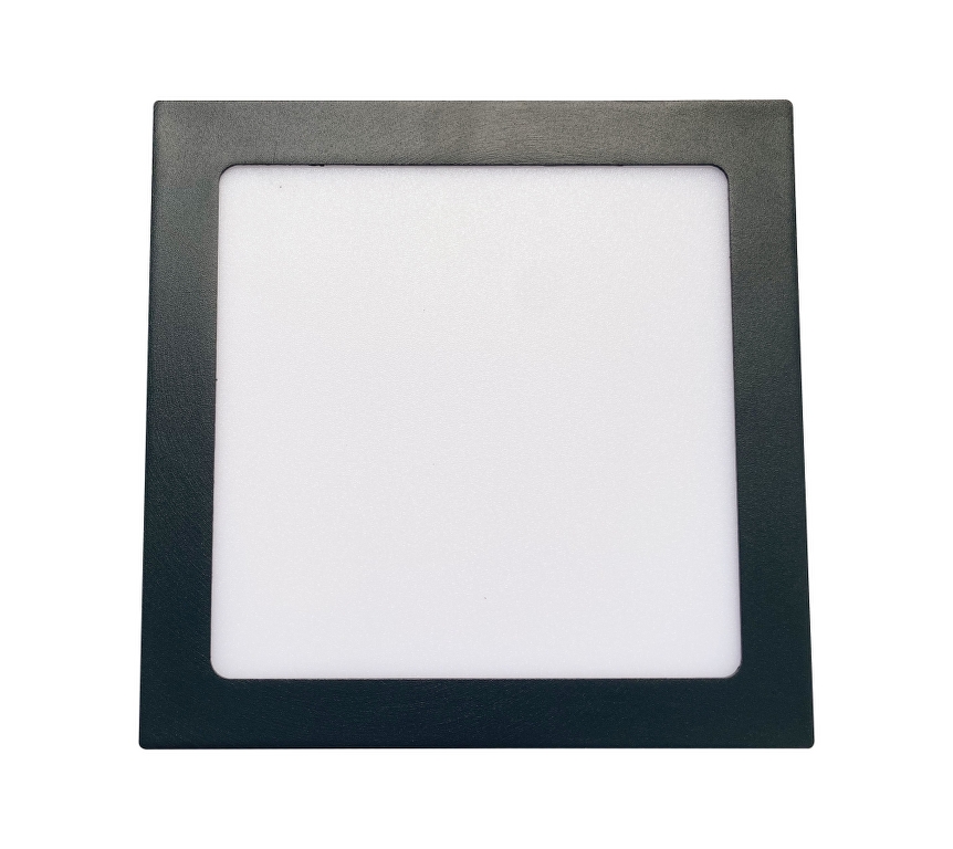 10500_1.jpg SLIM LED PANEL SQUARE UGRADNI DARK GREY 170x170mm 12W 900lm 4000K - Slika 1