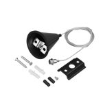 OVJESNI KOMPLET ZA TRAČNE VODILICE CRNI