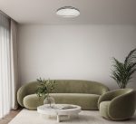 LED STROPNA SVJETILJKA SKY NARCISA PVC D380 24W 2600 lm 4000K IP20 WITH BLACK RING - Slika 2