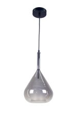 VISEĆA SVJETILJKA STAKLENA ZARIA 1xE27 LIGHT GREY