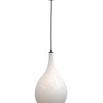 VISEĆA SVJETILJKA STAKLENA DRAGON WHITE D250 1xE27 IP20