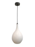 VISEĆA SVJETILJKA STAKLENA DRAGON WHITE D250 1xE27 IP20