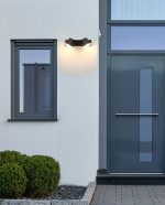 LED VANJSKA ZIDNA SVJETILJKA DENTON 2x5W 950lm 4000K IP54 BLACK - Slika 3