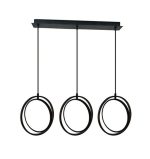 LED VISEĆA SVJETILJKA ORION 3 BLACK D800 25W 1342lm 4000K IP20