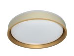 LED STROPNA SVJETILJKA GABRIELA PVC D390 24W 1440 lm 4000K IP20 KASHMIR/GOLD
