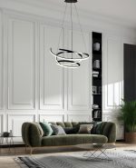 LED VISEĆA SVJETILJKA CORA D540 42W 1818LM 3000K IP20 BLACK - Slika 2