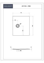 ACTIVE L 7090 TUŠ KADA 700x900 mm - Slika 2