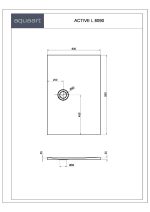 ACTIVE L 8090 TUŠ KADA 800x900 mm - Slika 2