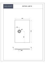 ACTIVE L 80110 TUŠ KADA 800x1100 mm - Slika 2