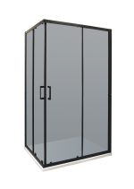 TK BLACK 90120 PRAVOKUTNA TUŠ KABINA 90x120x195 cm
