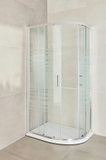 TK MEIRA 80 POLUKRUŽNA TUŠ KABINA 80x80x195 cm - Slika 2