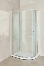 TK MEIRA 90 POLUKRUŽNA TUŠ KABINA 90x90x195 cm - Slika 2