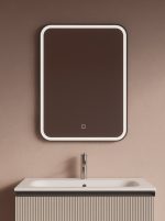 FRAME B6080 OGLEDALO S LED RASVJETOM 60x80 cm - Slika 2