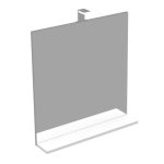 IVA 70 OGLEDALO S LED RASVJETOM BIJELI SJAJ