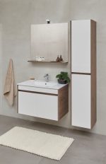 IVA 60 OGLEDALO S LED RASVJETOM DARKWOOD - Slika 2