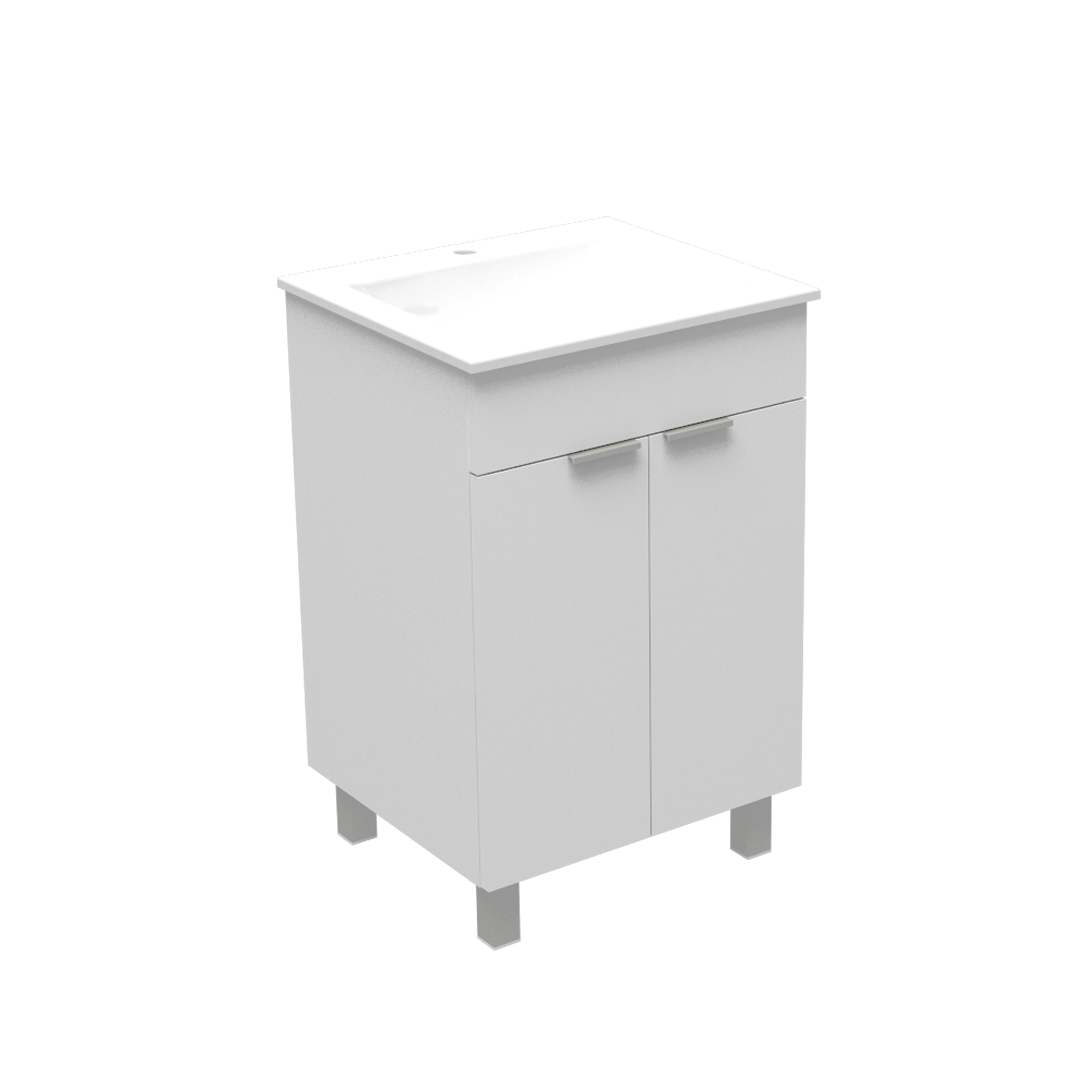 15907_1.jpg ANA 50 DONJI KUPAONSKI ORMARIĆ BIJELI SJAJ - Slika 1