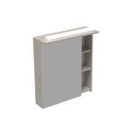 TEA 65 GORNJI KUPAONSKI ORMARIĆ S LED RASVJETOM - Slika 2