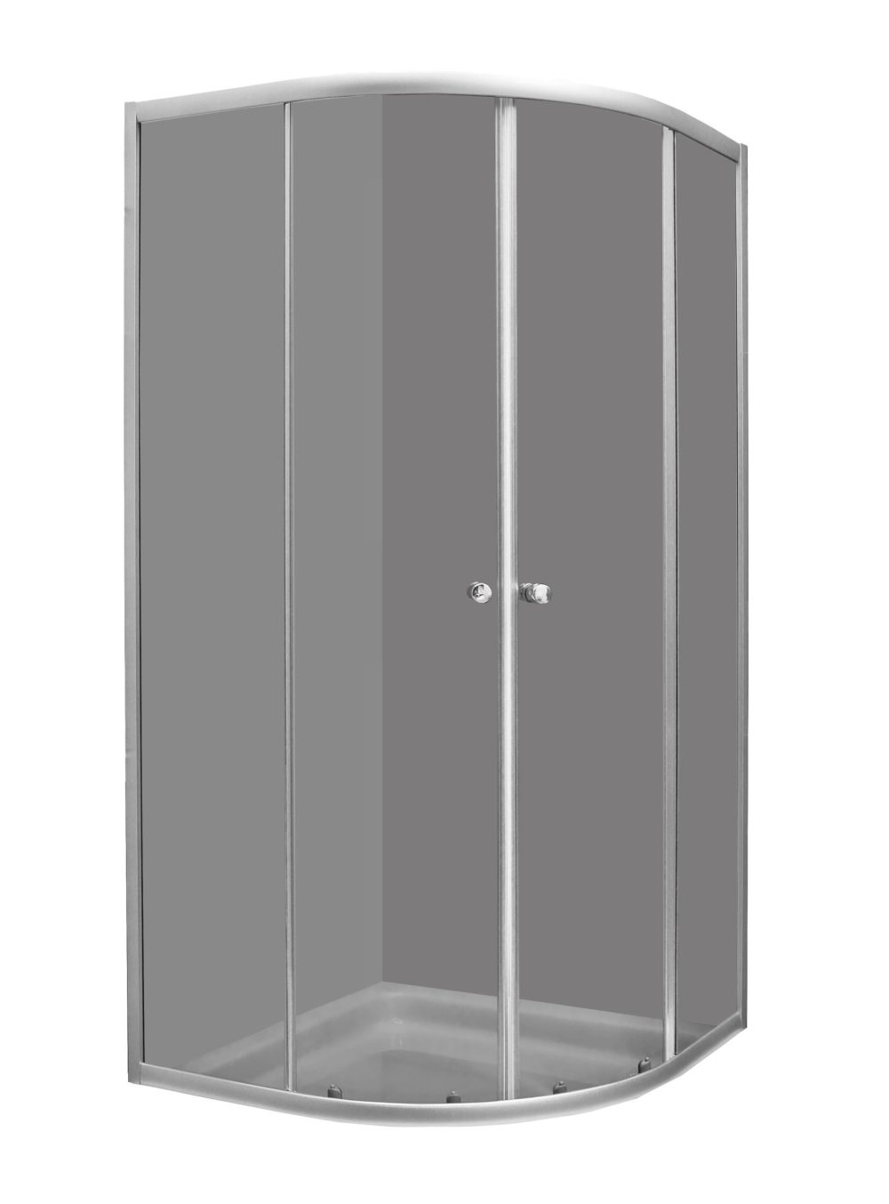 TK RONDA 90 POLUKRUŽNA TUŠ KABINA 90x90x185 cm - Slika 3