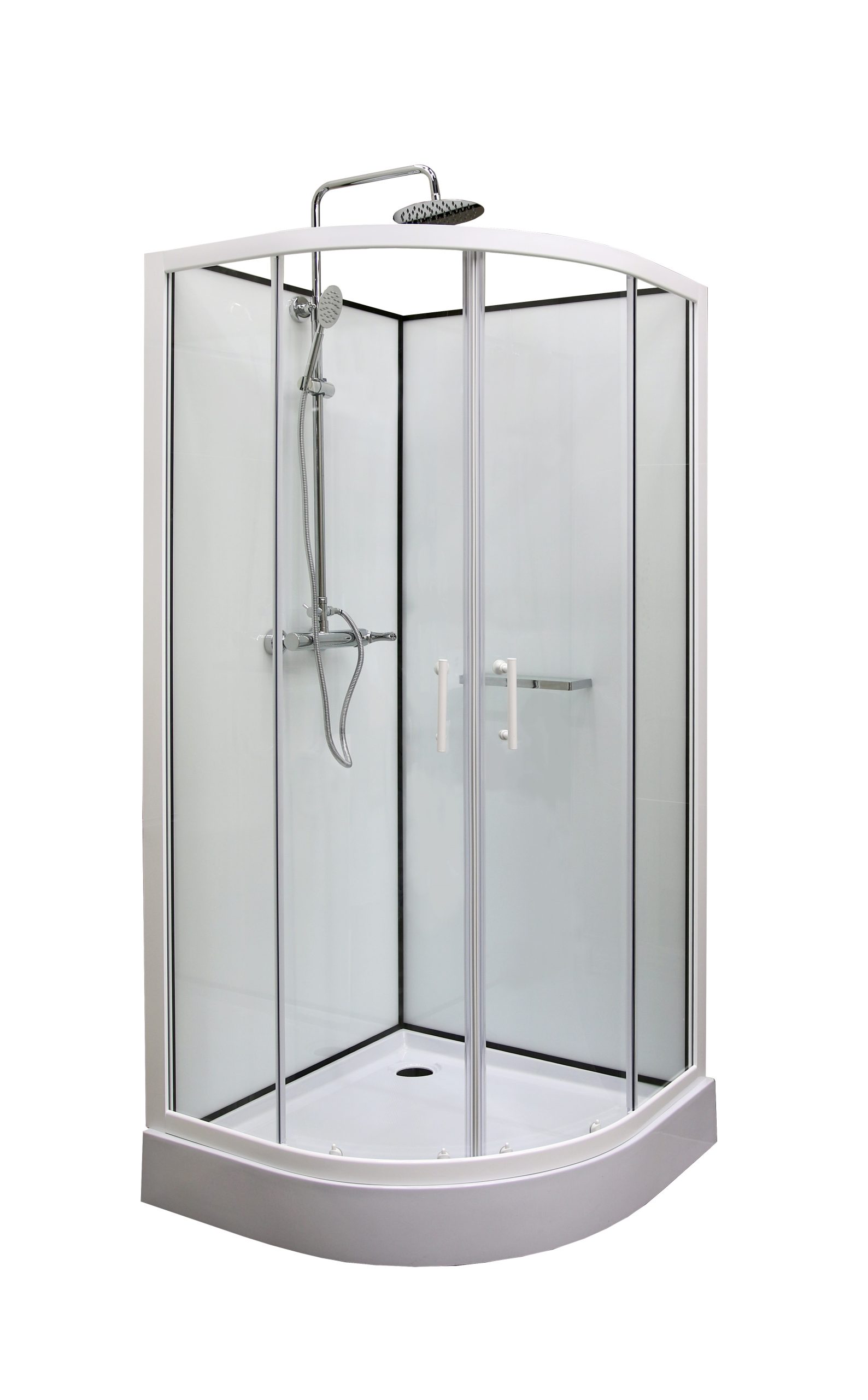 16027_1.jpg BIANCA 90 POLUKRUŽNA TUŠ KABINA 90X90X195 - Slika 1