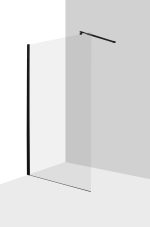 VETRO BLACK TRS 90 TUŠ STIJENA 90x200 cm - Slika 2