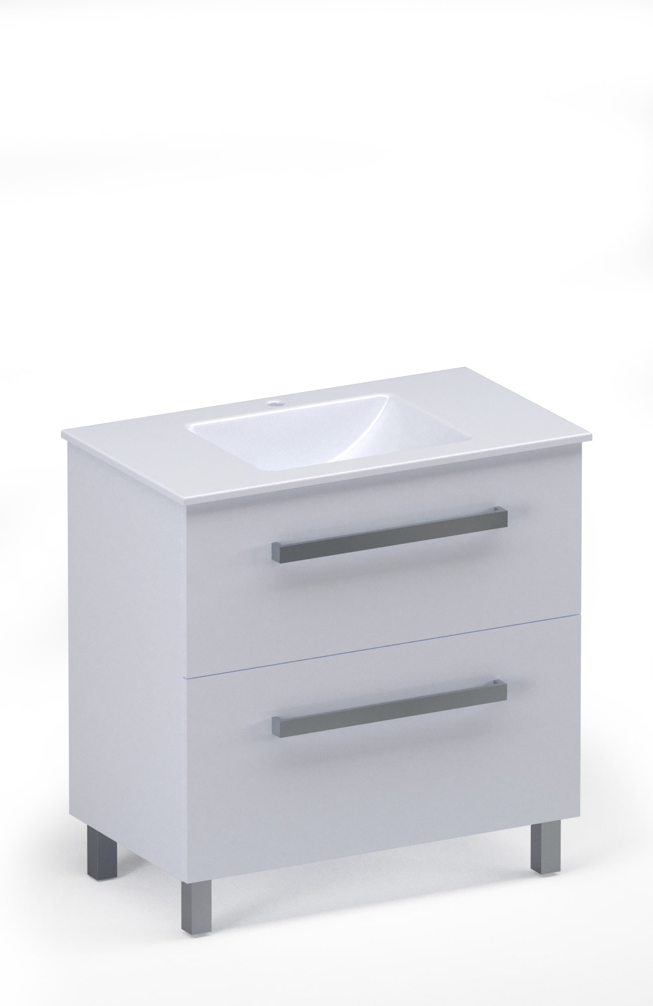 16120_1.jpg SARA 80 DONJI KUPAONSKI ORMARIĆ BIJELI SJAJ - Slika 1